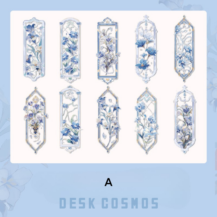 Meet Flowers Hidden Scenery Decorative Floral Bookmark Perfect for Artistic Journaling
