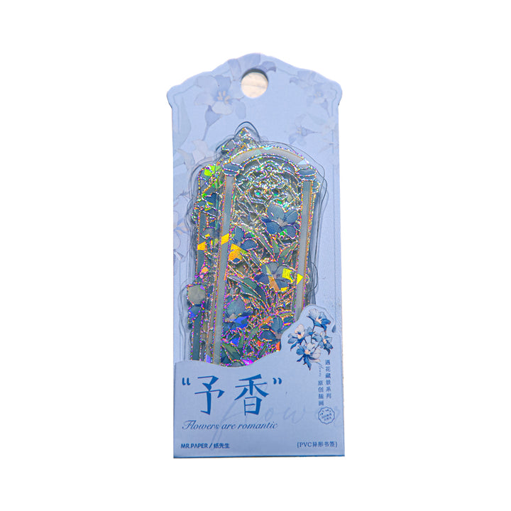 Meet Flowers Hidden Scenery Embossed Floral Bookmark Magic Theme Aesthetic Reading Accessory