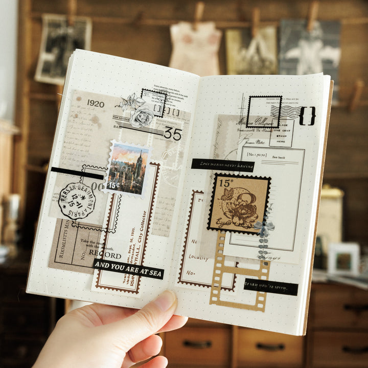 Memorial Post Office Ephemera Set for Bullet Journal and Junk Journal