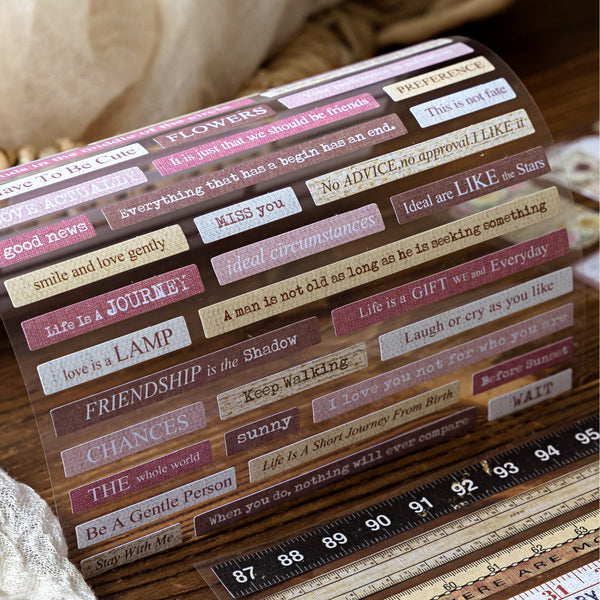 Memory Collection Scrapbooking Stickers Journal Lovers