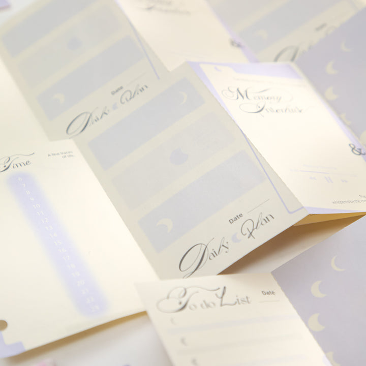 Memory Interlude Series M5 Loose-leaf Memo Papers Watercolor Sweet & Cute for DIY