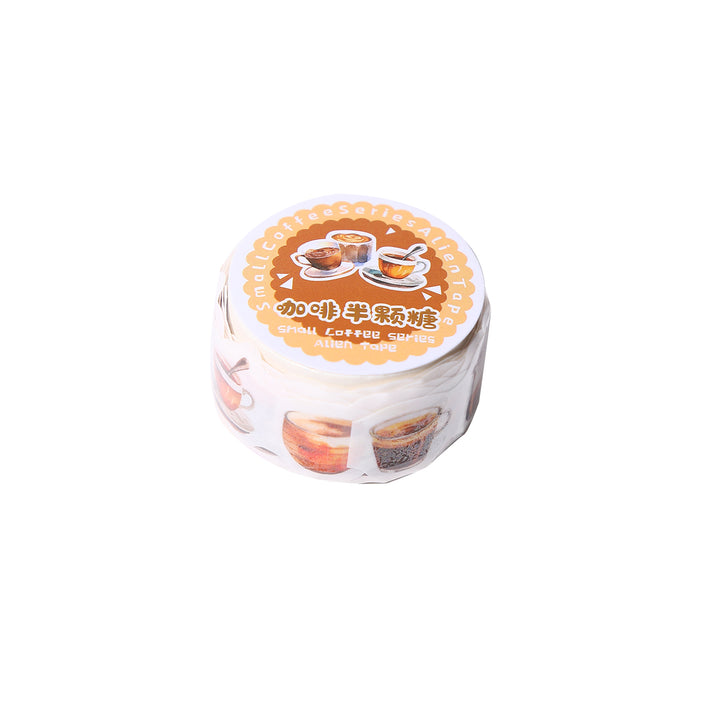 Mini Coffee Series Washi Tapes Creative Coffee and Dessert for Scrapbooking
