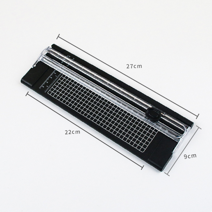 Mini Portable Paper Cutter Black Sharp Blade