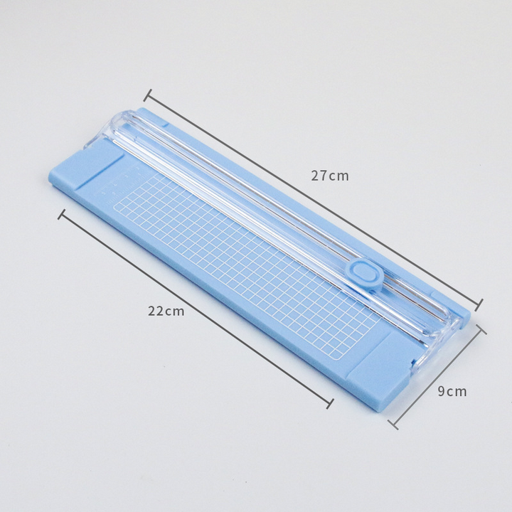 Mini Portable Paper Cutter Blue Sharp Blade