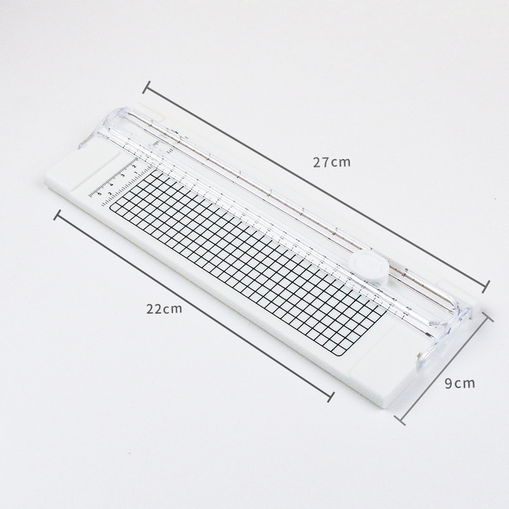 Mini Portable Paper Cutter White Sharp Blade
