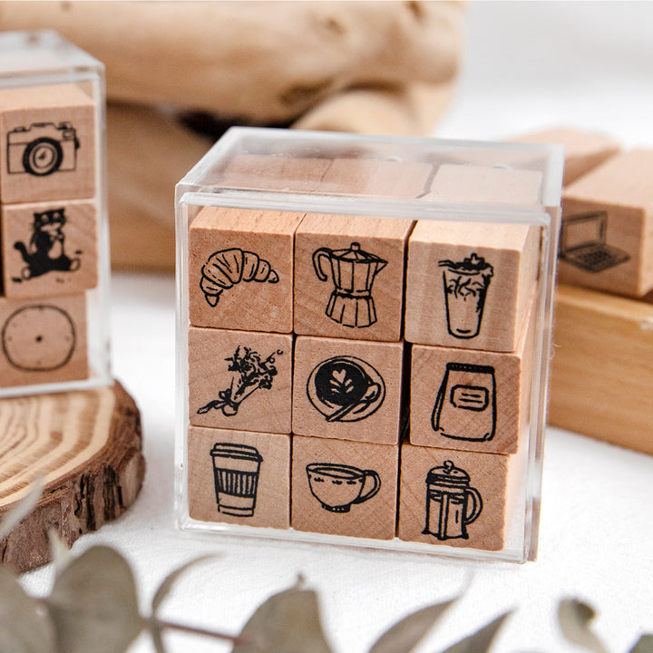 Mini Wooden Stamps The Moments Between Me and the World