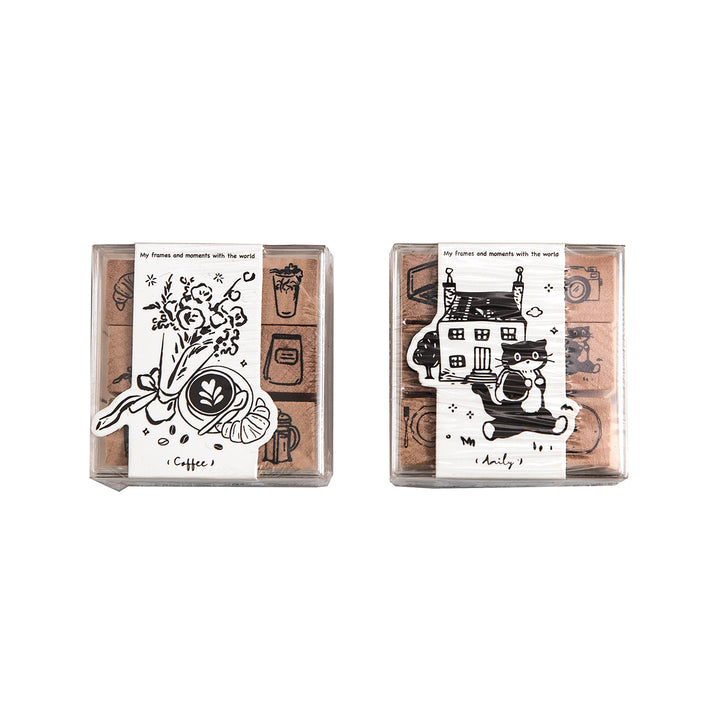 Miniature Wooden Stamps for Journal and DIY Projects