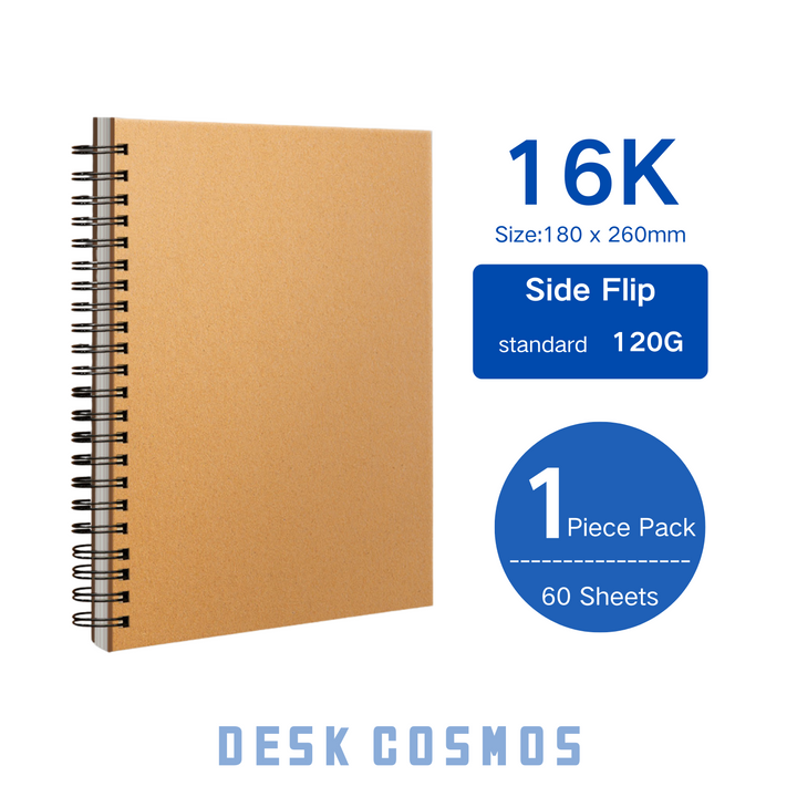 Minimalist Journal 16K 60 Sheets 120G Side Flip Smooth Paper Art