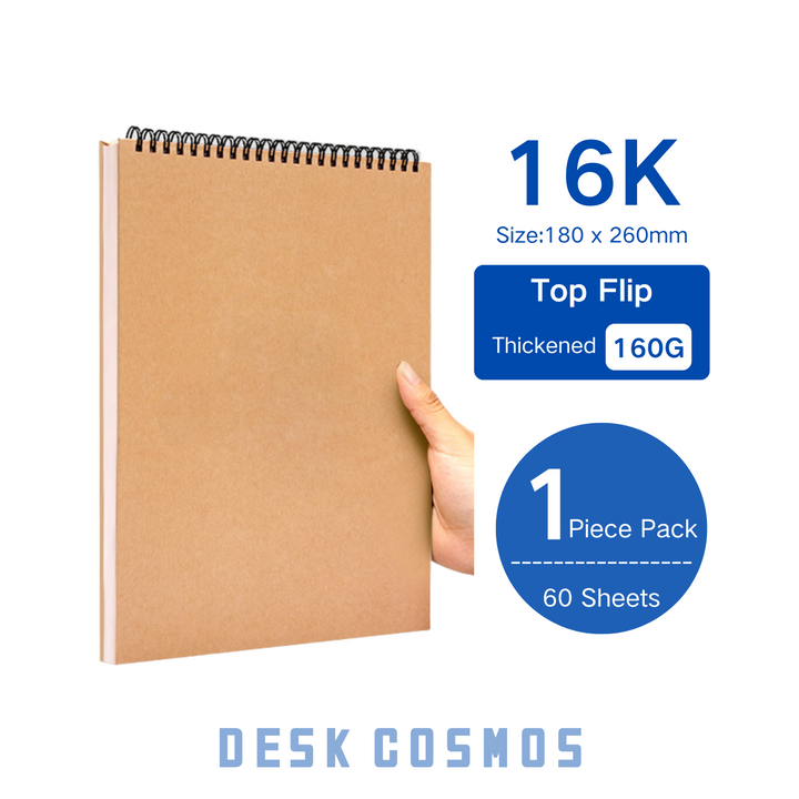 Minimalist Journal 16K 60 Sheets 160G Top Flip Thick Paper Writing