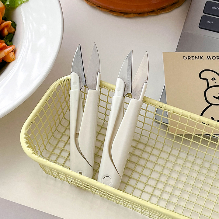 Minimalist Milk White DIY Planner Scissors