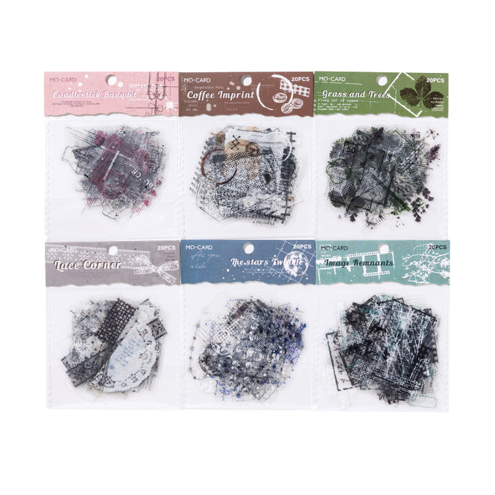 Misty Trace PET Stickers Planner Decoration Lovely