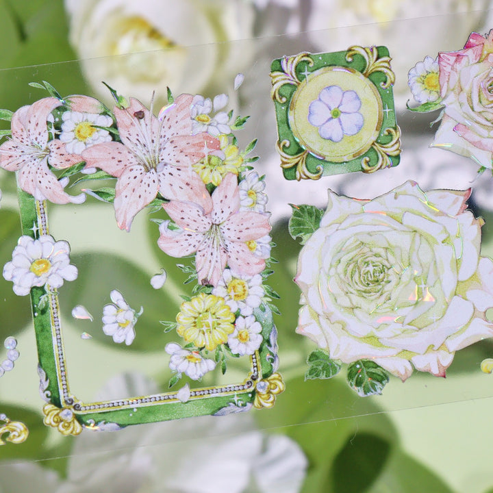 Monet Garden Floral Romance PET Tape Great For Art Projects
