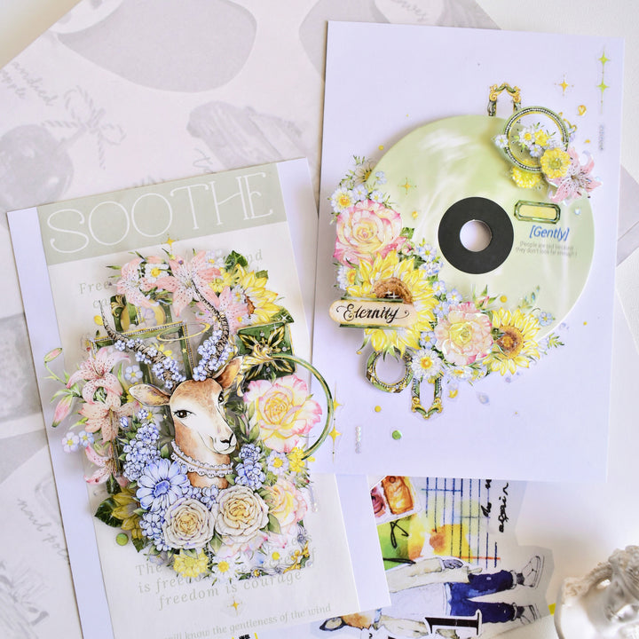 Monet Garden PET Tape Vintage Romance Floral Journal