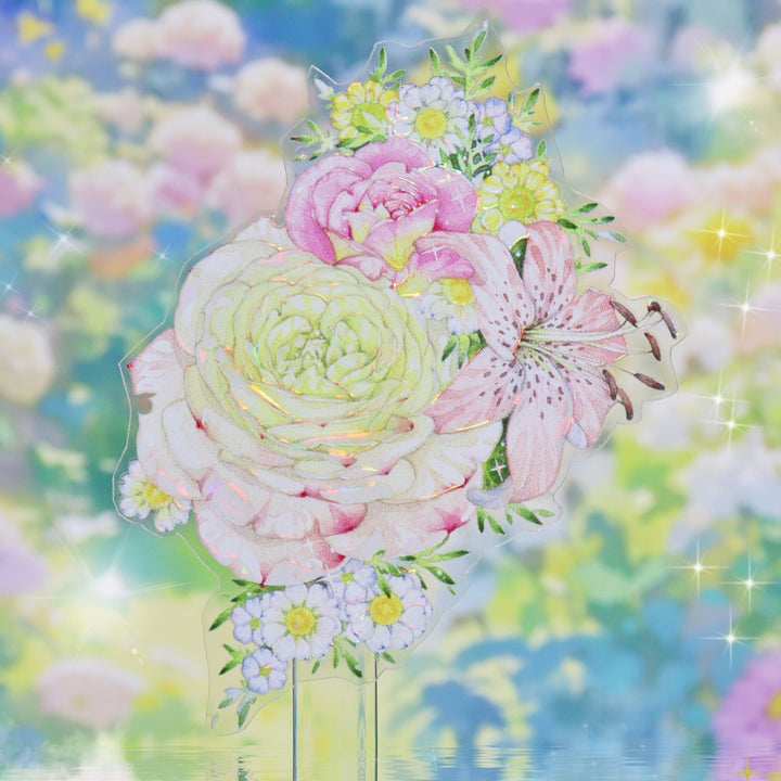 Monet Garden Romance PET Tape Floral For Scrapbook Decoration