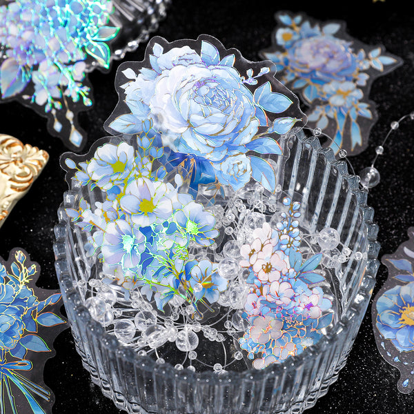 Moonlight Garden Vintage Stickers Gilded Flower Designs