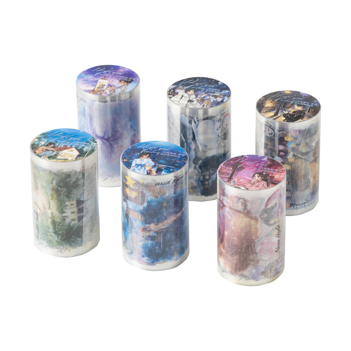 Moonlight PET Tape Moonlit Night Curtain scenery layout
