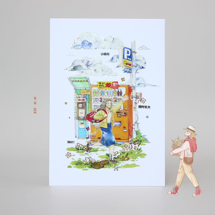 Morning Series PET Tape Characters Art Project