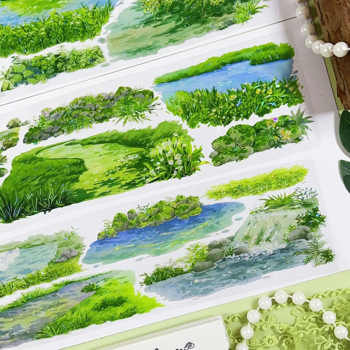 Mountain Stream PET Tape Mountain Stream City Countryside