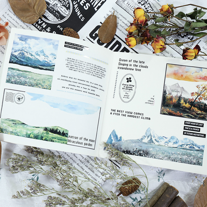 Mountain Washi Tape Qianluanzhong Nature Seasons