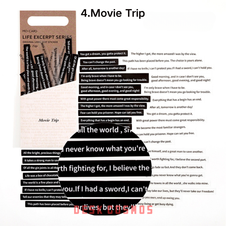 Movie Trip Sticker Style