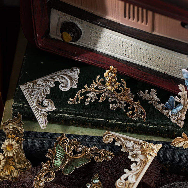 Muse Series Retro Scrapbook Border Sticker Pack