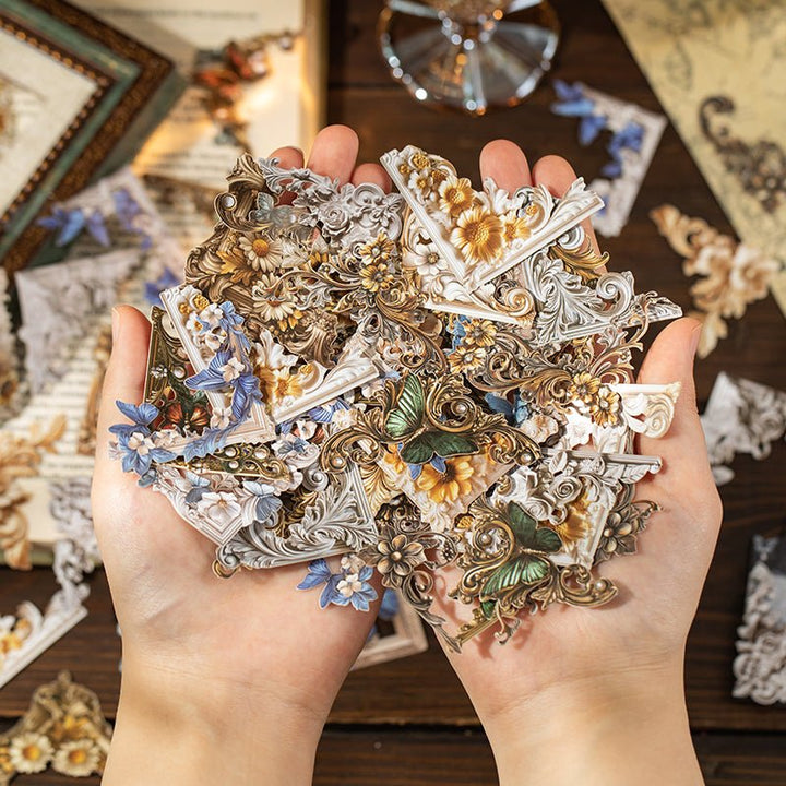 Muse Series Vintage Border Stickers Aesthetic Frames