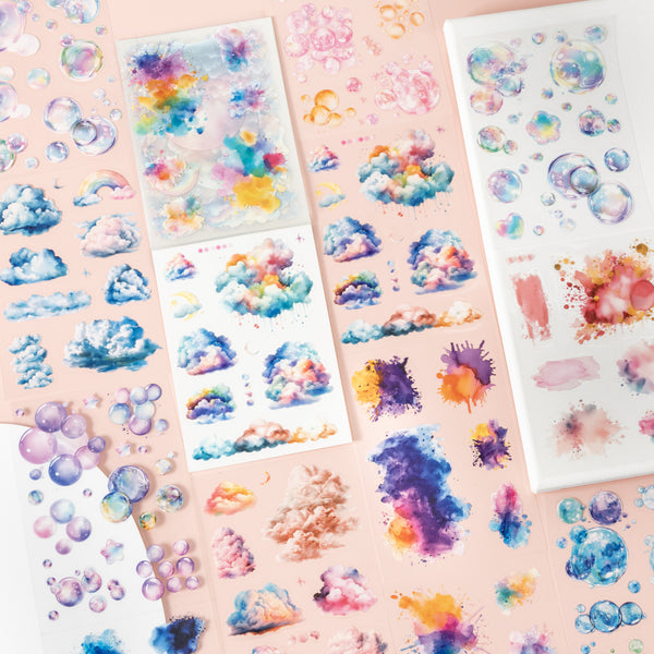 My Colorful World Sticker Book Pastel Aesthetic