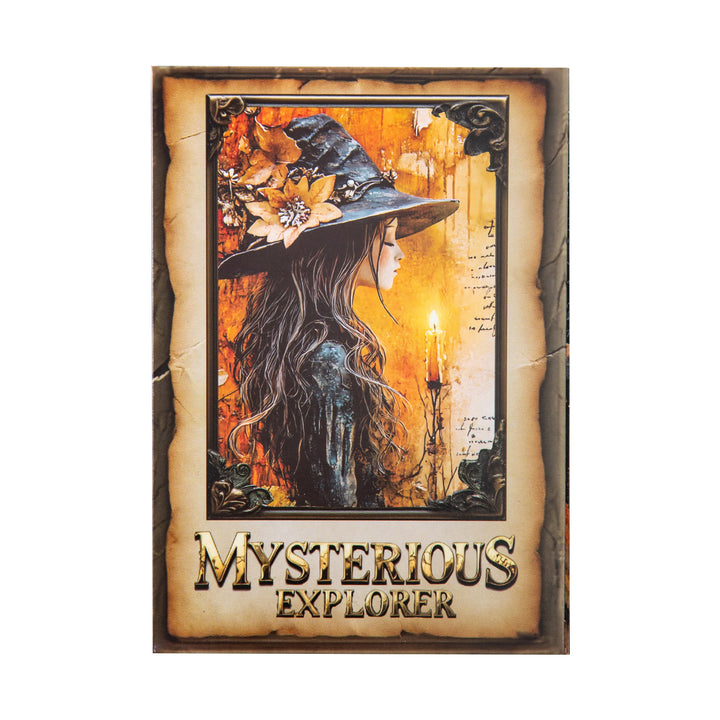 Mysterious Explorer Stickers Magic Mysticism Suitable for Diary Creation