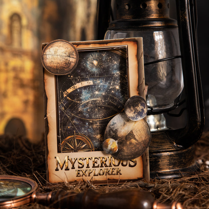 Mysterious Explorer Stickers Magic Mysticism Suitable for Planner Lovers