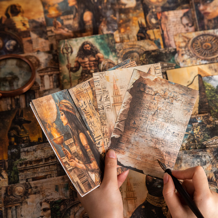 Mysterious Explorer Vintage Collage Stickers