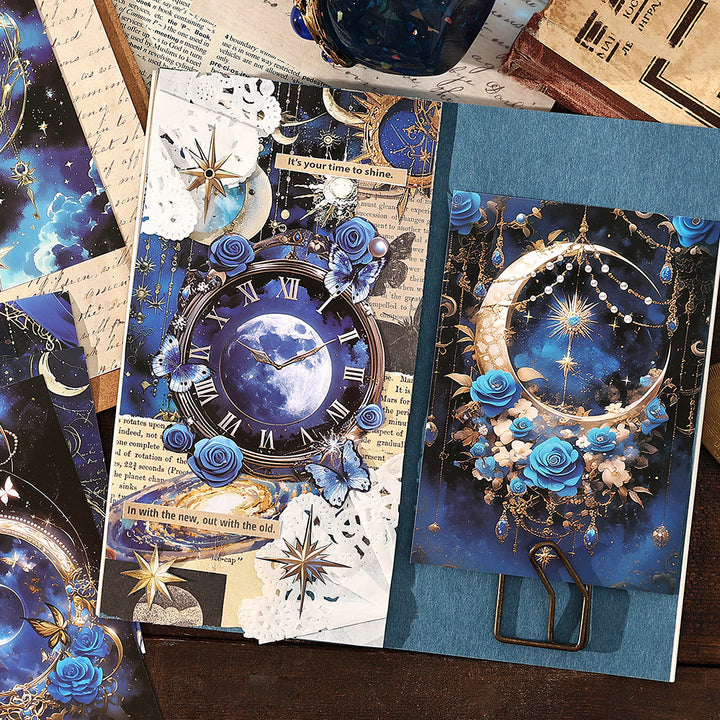 Mystic Background Paper Deep Space Scrapbook Decor