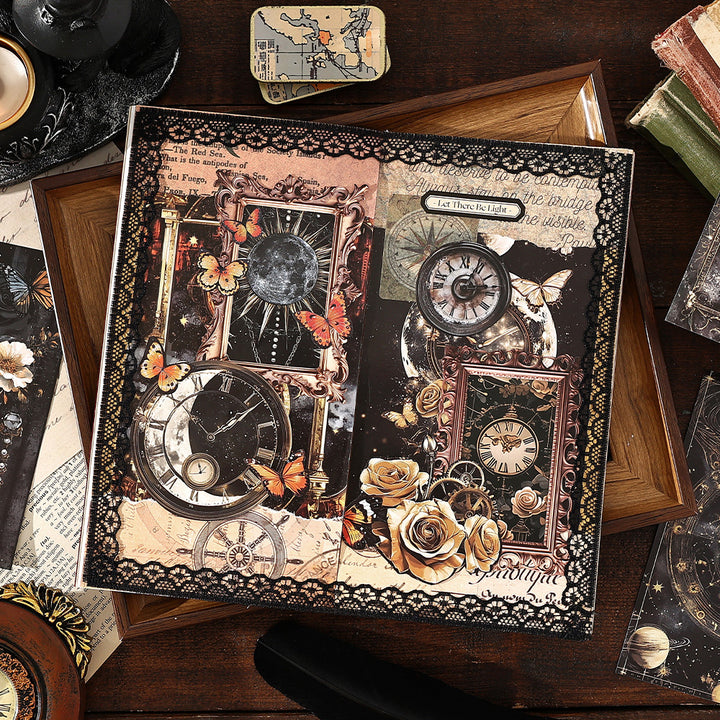 Mystic Background Paper Deep Space Starry Ephemera