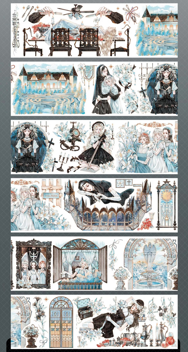 Mystic PET Tape Monastery Hymns Religious Aesthetic