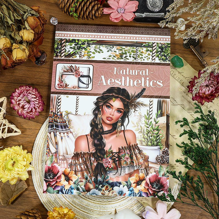 Natural Aesthetic Fairy Tale Vintage Stickers For Aesthetic Journals