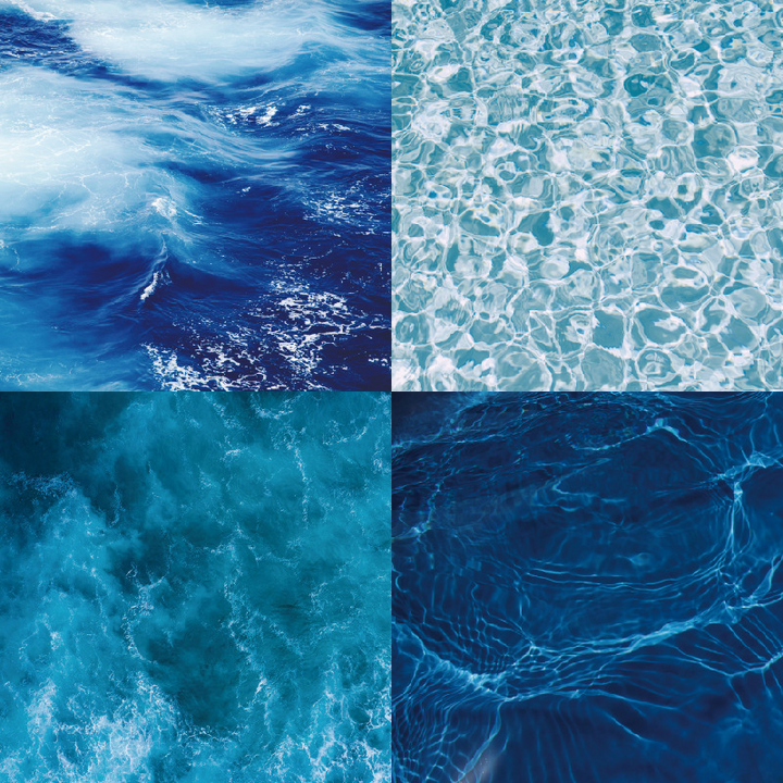 Natural Scenery Craft Paper Ocean Series