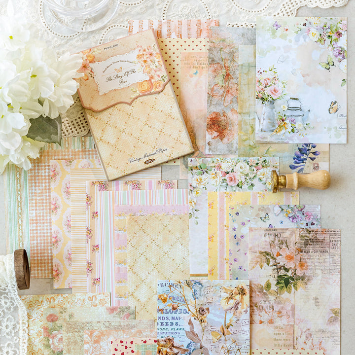 Nature Collage Paper Fresh Breeze aesthetic style