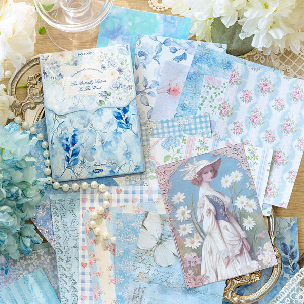 Nature Collage Paper Fresh Breeze butterfly theme