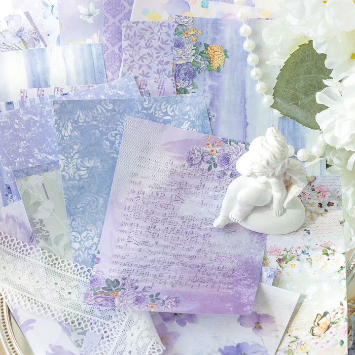 Nature Collage Paper Fresh Breeze retro material