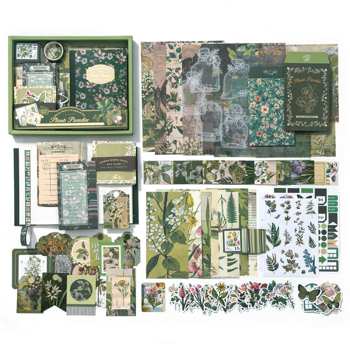 Nature Journal Sticker Box Nature Impression Retro Aesthetic Design