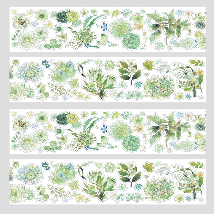 Nature Scenery PET Tape Full Green Hills