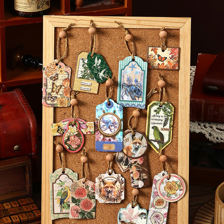 Nature Series Label Paper Antique Craft Paper for Journal