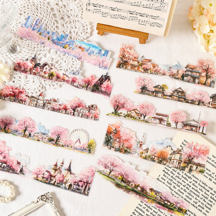 Nature Stickers Thought of Lin PET scenery sticker