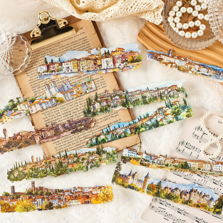 Nature Stickers Thought of Lin scenery collage