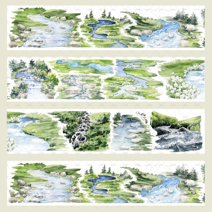 Nature Tape Little Stream Countryside