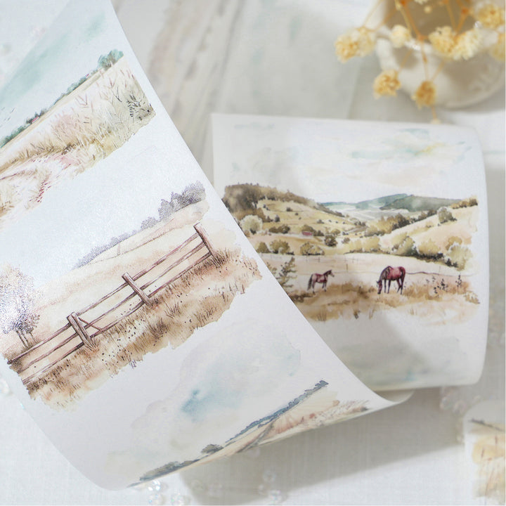 Nature Washi All Over the Mountain Breeze Fantasy Scenery Washi