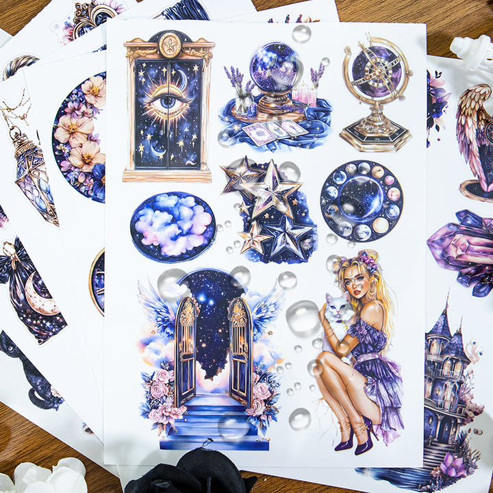 Nightfall PET Stickers Ideal for Scrapbook Projects