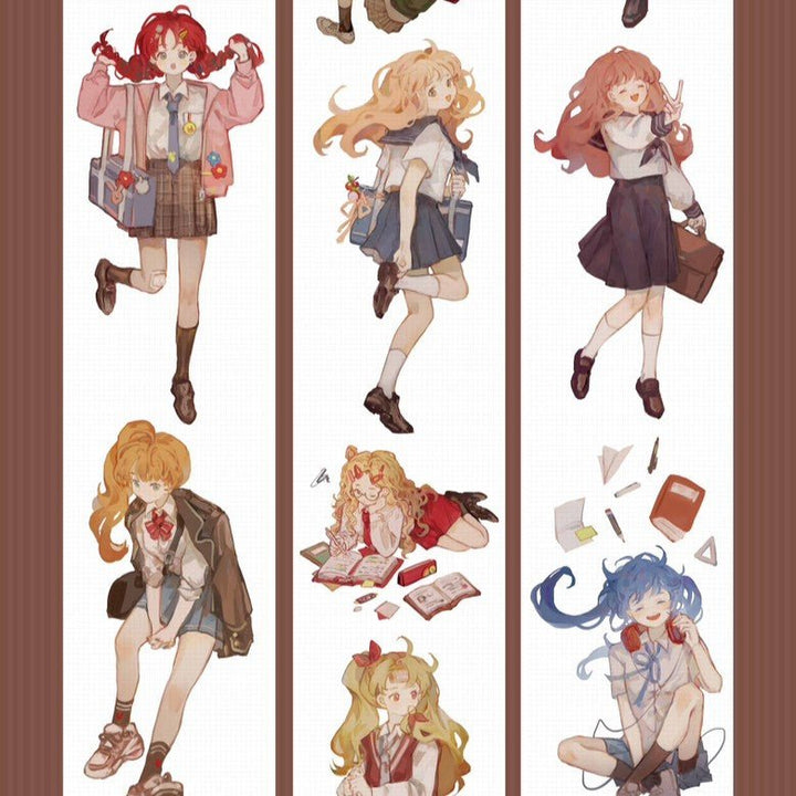 Japanese Kawaii Girl PET Tape - Desk Cosmos