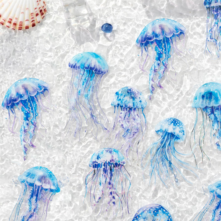 Ocean Stickers Blue Sea Characters Underwater