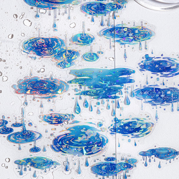 Ocean Stickers Boundless Water Transparent Water Theme Pack