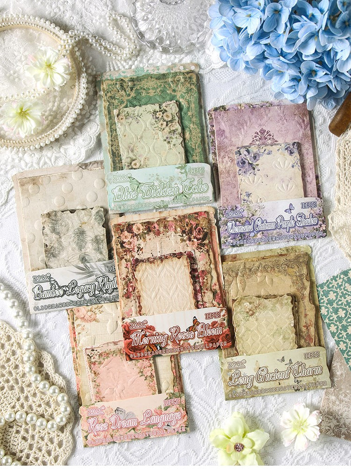 Old Dreams Of The Past Embossed Paper For Scrapbook Projects